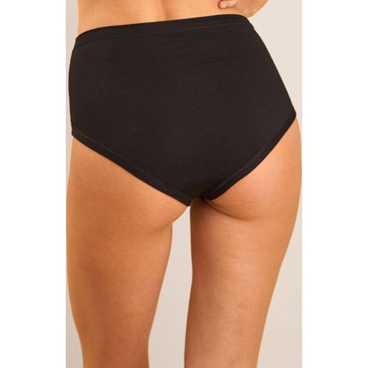 Figi damskie z modalu klasyczne z wysokim stanem czarne Today 6009, Kolor czarny, Rozmiar S, Sielei ze sklepu Primodo w kategorii Majtki damskie - zdjęcie 184843360
