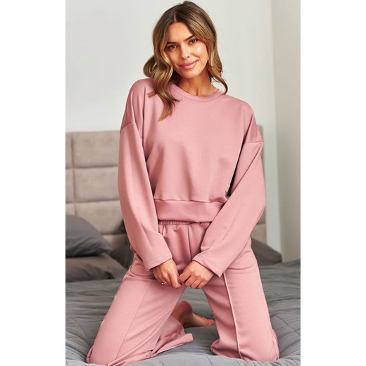 Doctor Nap dres damski DRS.7360.BLUSH_ROSE, Kolor różowy, Rozmiar S, Doctor Nap ze sklepu Intymna w kategorii Dresy damskie - zdjęcie 184843704
