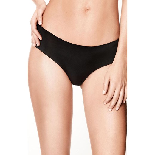 Figi damskie klasyczne czarne z miękkiej mikrofibry 0185 Slip Extra, Kolor czarny, Rozmiar S, Lormar ze sklepu Intymna w kategorii Majtki damskie - zdjęcie 184843742