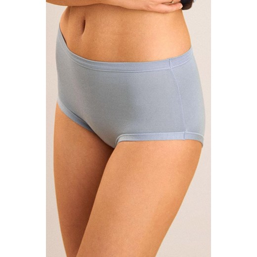 Figi damskie z modalu klasyczne z wysokim stanem niebieskie Today 6009, Kolor niebieski, Rozmiar S, Sielei ze sklepu Intymna w kategorii Majtki damskie - zdjęcie 184843923