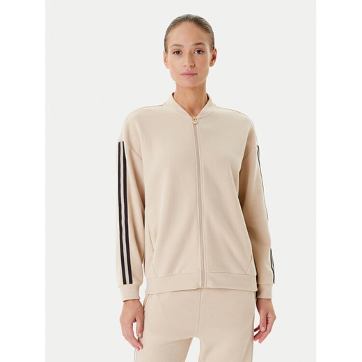 EA7 Emporio Armani Bluza 7W000566 AF15528 U1046 Beżowy Relaxed Fit ze sklepu MODIVO w kategorii Bluzy damskie - zdjęcie 184844141