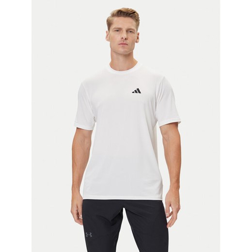 adidas Koszulka techniczna Train Essentials Stretch Training IJ7020 Biały Regular Fit ze sklepu MODIVO w kategorii T-shirty męskie - zdjęcie 184844142