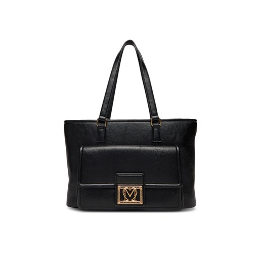 LOVE MOSCHINO Torebka JC4087PP1NLI0000 Czarny ze sklepu MODIVO w kategorii Torebki damskie - zdjęcie 184844180