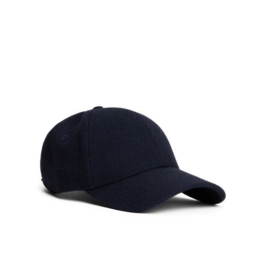 Czapka z daszkiem Tommy Hilfiger Th Flag Herringbone 6 Panel Cap AM0AM13784 Granatowy ze sklepu eobuwie.pl w kategorii Czapki z daszkiem męskie - zdjęcie 184846270