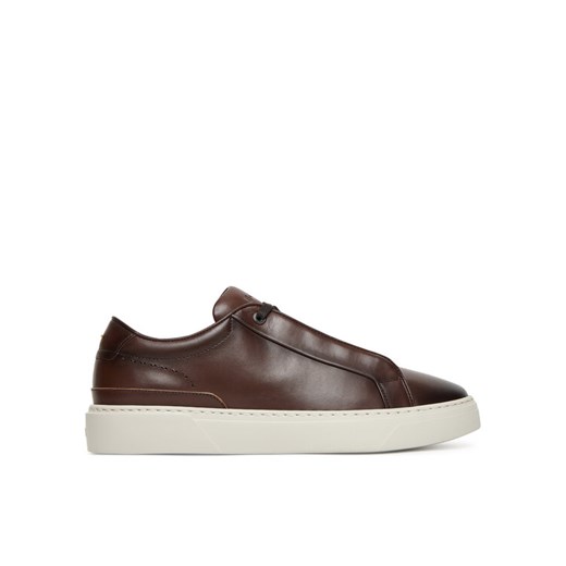 Sneakersy BOSS Gary 50546855 Brązowy ze sklepu eobuwie.pl w kategorii Buty sportowe męskie - zdjęcie 184846274
