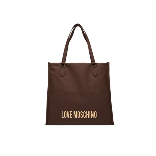 Torebka LOVE MOSCHINO JC4020PP1NKD0301 Brązowy ze sklepu eobuwie.pl w kategorii Torby Shopper bag - zdjęcie 184846332
