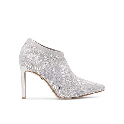 Półbuty Nine West MAJDY FF-1717 Srebrny ze sklepu eobuwie.pl w kategorii Botki - zdjęcie 184846412