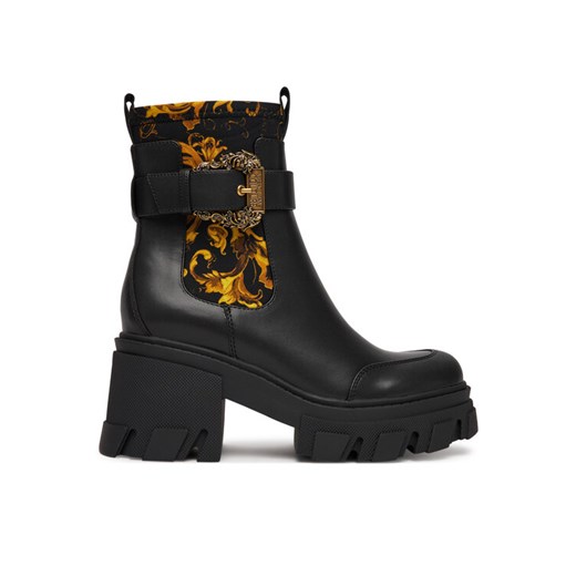 Botki Versace Jeans Couture 79VA3S84 Czarny ze sklepu eobuwie.pl w kategorii Botki - zdjęcie 184846433