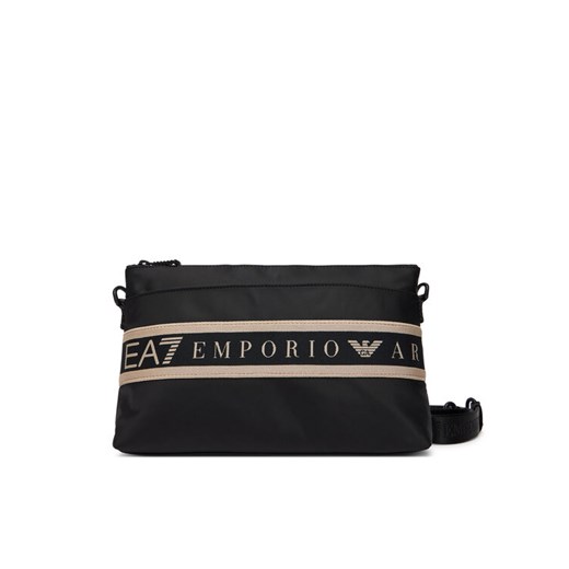 Torebka EA7 Emporio Armani 7W000357 AF13709 UC001 Czarny ze sklepu eobuwie.pl w kategorii Listonoszki - zdjęcie 184846452