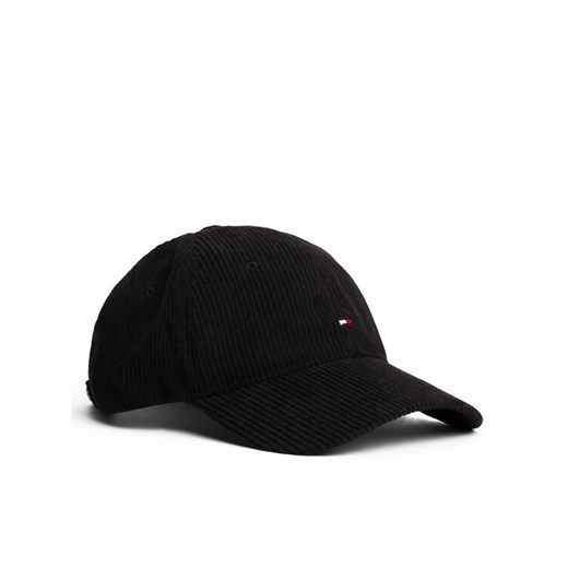 Czapka z daszkiem Tommy Hilfiger Th Flag 6 Panel Cord Cap AM0AM13583 Czarny ze sklepu eobuwie.pl w kategorii Czapki z daszkiem męskie - zdjęcie 184846463