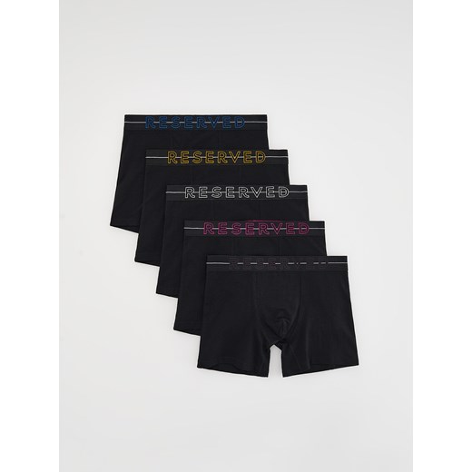 Reserved - 5 pack bokserek Long - czarny ze sklepu Reserved w kategorii Majtki męskie - zdjęcie 184848202