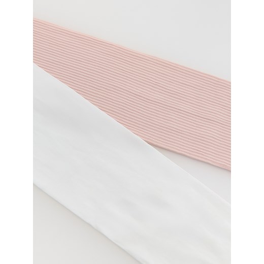 Reserved - Rajstopy 60 DEN 2 pack - biały Reserved 146/152 (10-11 lat) Reserved