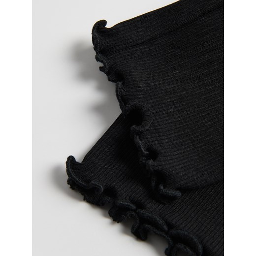 Reserved - Prążkowane legginsy - czarny Reserved 104 (3-4 lata) Reserved