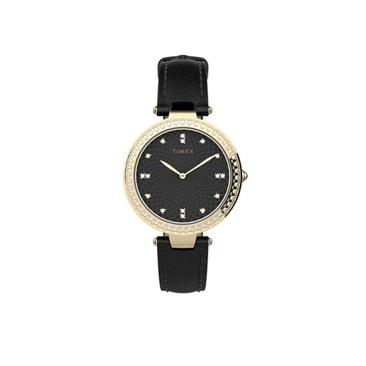 Timex Zegarek City TW2V45100 Czarny ze sklepu MODIVO w kategorii Zegarki - zdjęcie 184848812