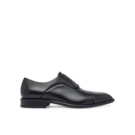 BOSS Półbuty Derrek Oxfr Bupi 50546997 Czarny ze sklepu MODIVO w kategorii Buty eleganckie męskie - zdjęcie 184848881