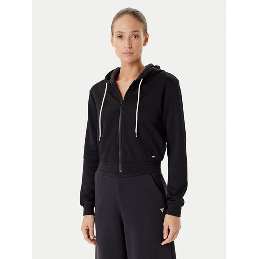 Guess Bluza V5YQ06 KBSL2 Czarny Regular Fit ze sklepu MODIVO w kategorii Bluzy damskie - zdjęcie 184848903