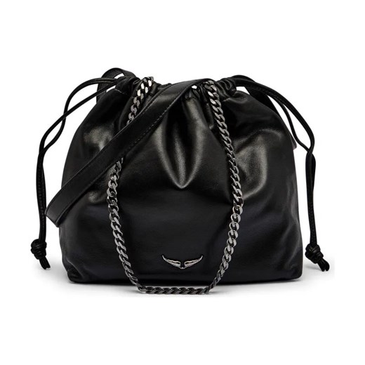 Zadig&Voltaire Skórzany worek ROCK TODAY ze sklepu Gomez Fashion Store w kategorii Torebki worki - zdjęcie 184849882
