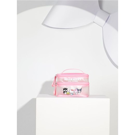 Sinsay - Kosmetyczka z przegródkami Hello Kitty and Friends - różowy ze sklepu Sinsay w kategorii Kosmetyczki - zdjęcie 184850890