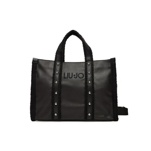 Torebka Liu Jo L Tote 2F5027 E0021 Czarny ze sklepu eobuwie.pl w kategorii Torby Shopper bag - zdjęcie 184850921