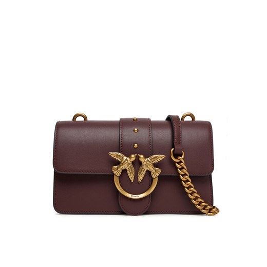 Torebka PINKO Love One Mini ST.CL Al 25-26 PLTT 105856 A0F1 Bordowy ze sklepu eobuwie.pl w kategorii Listonoszki - zdjęcie 184850922