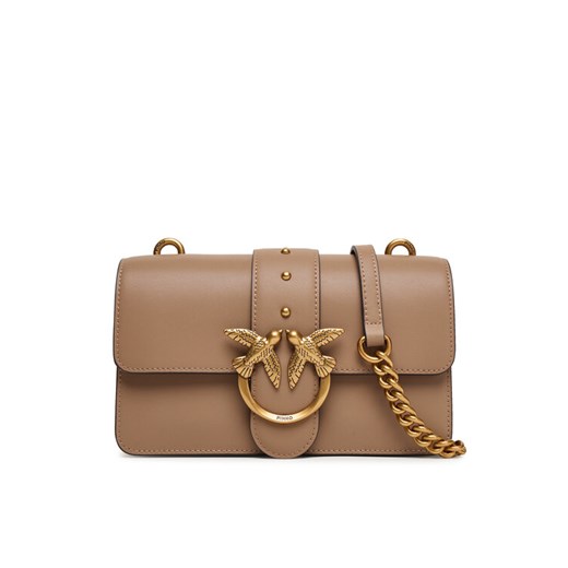 Torebka PINKO Love One Mini ST.CL Al 25-26 PLTT 105856 A0F1 Beżowy ze sklepu eobuwie.pl w kategorii Listonoszki - zdjęcie 184850943