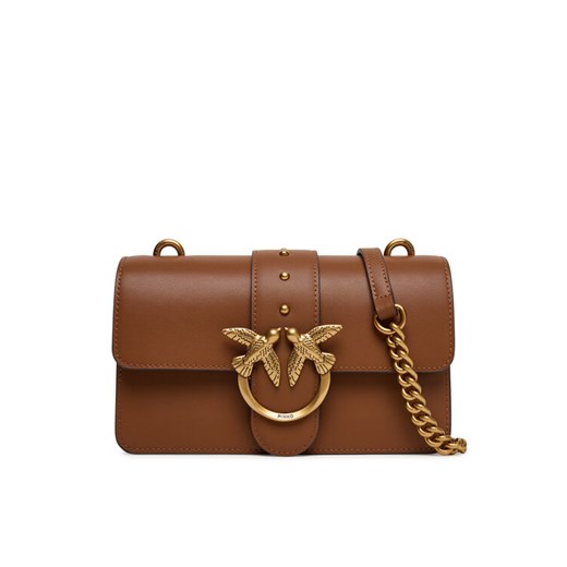 Torebka PINKO Love One Mini ST.CL Al 25-26 PLTT 105856 A0F1 Brązowy ze sklepu eobuwie.pl w kategorii Listonoszki - zdjęcie 184850961