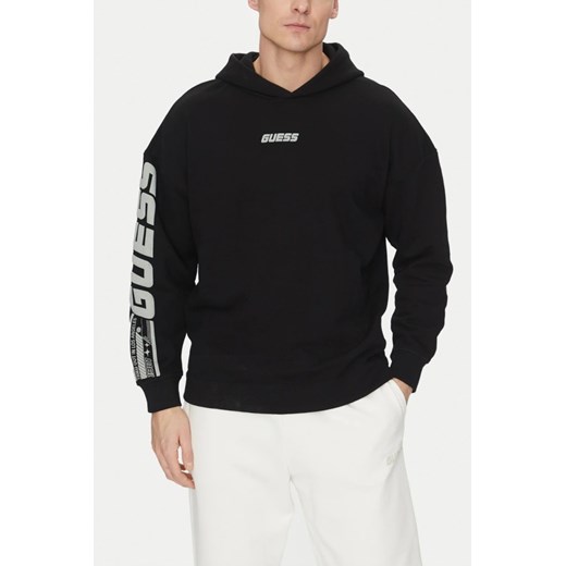GUESS Czarna bluza męska Dalim Over, Rozmiar S ze sklepu outfit.pl w kategorii Bluzy męskie - zdjęcie 184851840