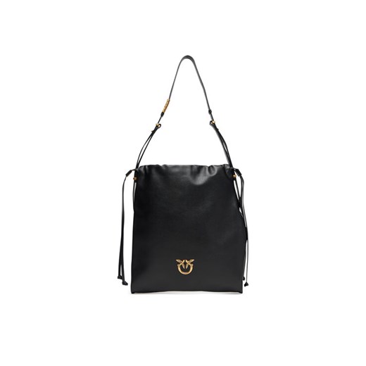 PINKO Torebka Slouchy Classic Bag AI 25-26 PLTT 104359 A0QO Czarny ze sklepu MODIVO w kategorii Torebki worki - zdjęcie 184852853