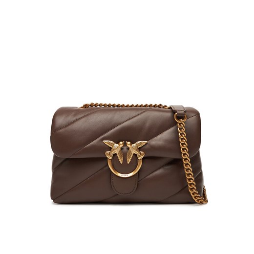 PINKO Torebka Love Puff Classic Cl Al 25-26 PLTT 100038 A0F2 Brązowy ze sklepu MODIVO w kategorii Torebki damskie - zdjęcie 184852871