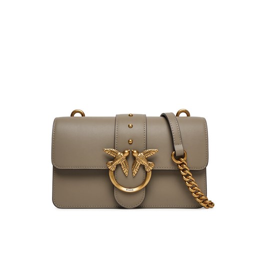 PINKO Torebka Love One Mini ST.CL Al 25-26 PLTT 105856 A0F1 Szary ze sklepu MODIVO w kategorii Listonoszki - zdjęcie 184852873