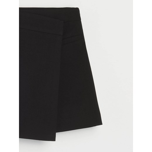 Sinsay - Spódnico-spodenki z wysokim stanem - czarny Sinsay XS Sinsay