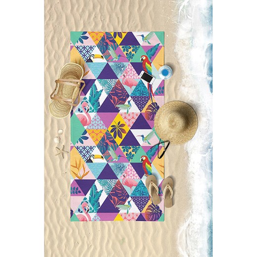 Samimi Ręcznik plażowy &quot;Tropical Summer&quot; ze wzorem - 150 x 75 cm ze sklepu Limango Polska w kategorii Ręczniki - zdjęcie 184857512