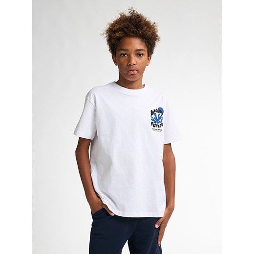 Petrol Industries Koszulka w kolorze białym ze sklepu Limango Polska w kategorii T-shirty chłopięce - zdjęcie 184857824