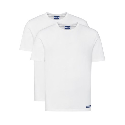 HUGO Komplet 2 t-shirtów Naolo 50546933 Biały Regular Fit ze sklepu MODIVO w kategorii T-shirty męskie - zdjęcie 184858000
