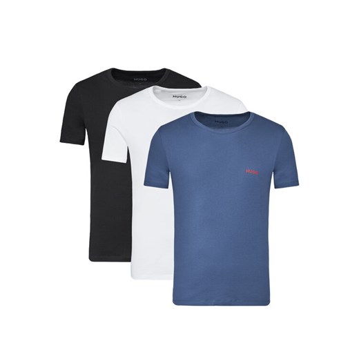 HUGO Komplet 3 t-shirtów 50532811 Kolorowy Regular Fit ze sklepu MODIVO w kategorii T-shirty męskie - zdjęcie 184858034