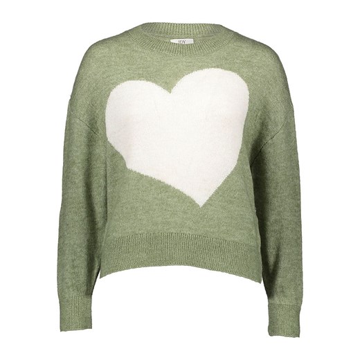 JDY Sweter &quot;Lovella&quot; w kolorze zielonym ze sklepu Limango Polska w kategorii Swetry damskie - zdjęcie 184859263