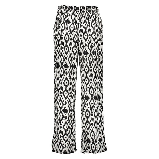 ONLY Spodnie w kolorze kremowo-czarnym 42 promocyjna cena Limango Polska