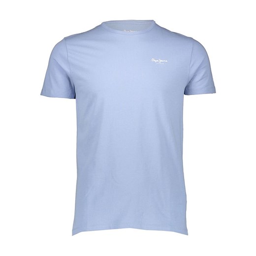 Pepe Jeans Koszulka w kolorze błękitnym ze sklepu Limango Polska w kategorii T-shirty męskie - zdjęcie 184859314