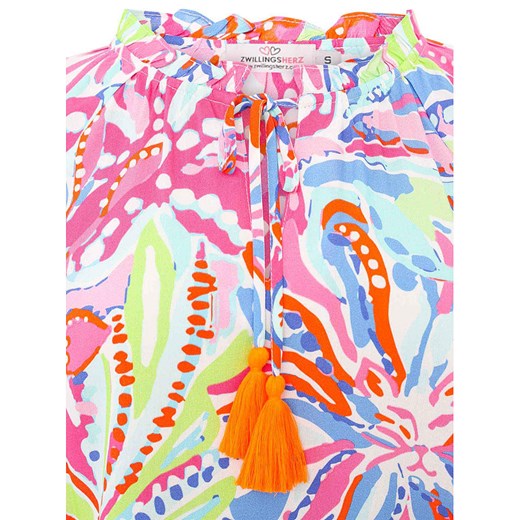 Zwillingsherz Bluzka &quot;Happy Flower&quot; ze wzorem Zwillingsherz S/M okazja Limango Polska