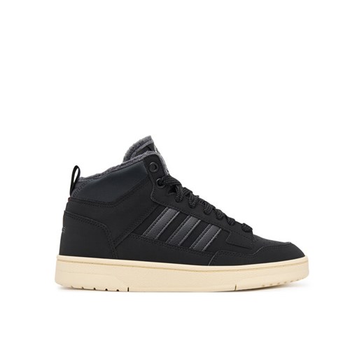 adidas Sneakersy Rapid Court Mid Winterized JR1027 Czarny ze sklepu MODIVO w kategorii Buty sportowe dziecięce - zdjęcie 184861101