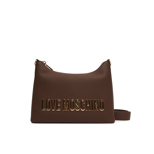 Torebka LOVE MOSCHINO JC4025PP1NKD0301 Brązowy ze sklepu eobuwie.pl w kategorii Listonoszki - zdjęcie 184863771