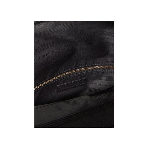 Torebka Tommy Hilfiger Th Logotape AW0AW17692 Czarny Tommy Hilfiger OS eobuwie.pl