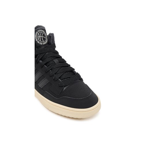 Sneakersy adidas Rapid Court Mid Winterized JR1027 Czarny 39_13 eobuwie.pl