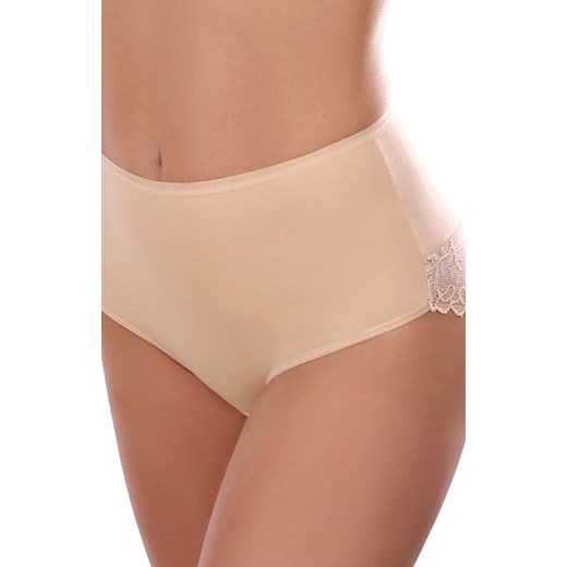 Bawełniane figi damskie z koronką beżowe Zofia, Kolor beżowy, Rozmiar S, Funny Day ze sklepu Intymna w kategorii Majtki damskie - zdjęcie 184865292