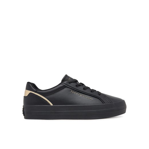 Tommy Hilfiger Sneakersy Vulc Foxing FW0FW08683 Czarny ze sklepu MODIVO w kategorii Buty sportowe damskie - zdjęcie 184866730