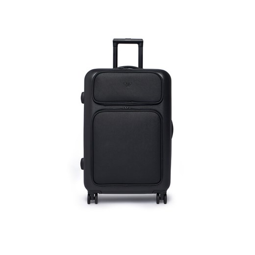 Emporio Armani Walizka średnia EM002547 AF13805 UC001 Czarny ze sklepu MODIVO w kategorii Walizki - zdjęcie 184866771