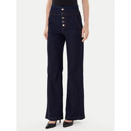 Rinascimento Jeansy CFC0124932003 Granatowy Wide Leg ze sklepu MODIVO w kategorii Jeansy damskie - zdjęcie 184866794