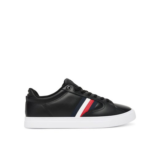 Tommy Hilfiger Sneakersy Icon Court Stripes FM0FM05628 Czarny ze sklepu MODIVO w kategorii Buty sportowe męskie - zdjęcie 184866820