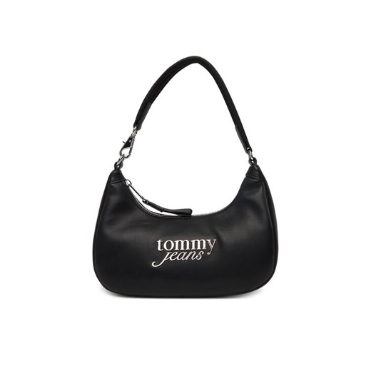 Tommy Jeans Torebka Tjw Bold Script Shoulder Bag AW0AW17895 Czarny ze sklepu MODIVO w kategorii Torebki damskie - zdjęcie 184866833