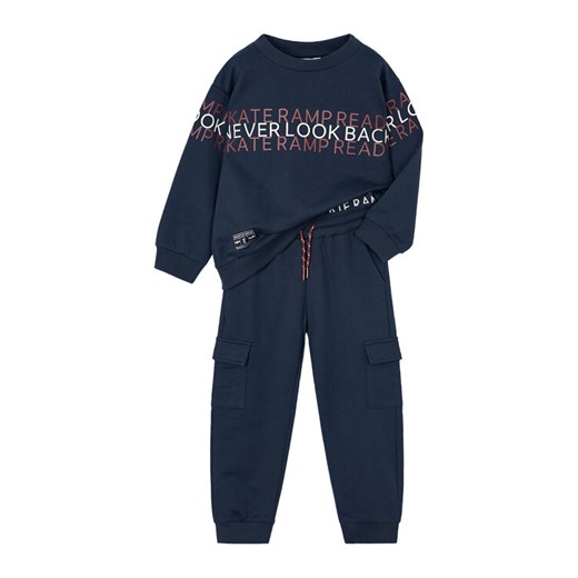 Mayoral Dres 4809 Granatowy Regular Fit ze sklepu MODIVO w kategorii Dresy chłopięce - zdjęcie 184866844
